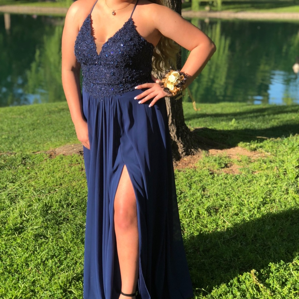 Faviana prom dress